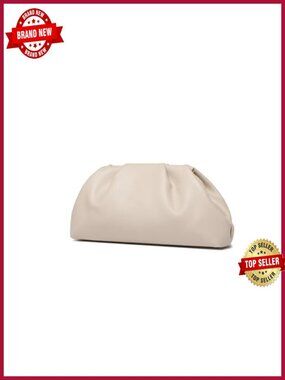 Soft PU Leather Clutch Purse for Women Formal Elegant Evening Bag with Chain